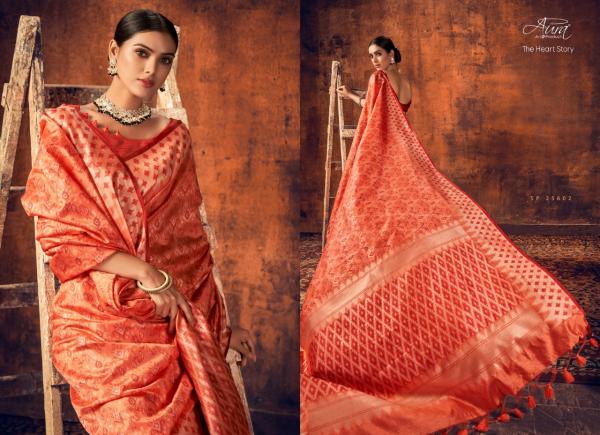 Aura The Heart Story Ocassion Wear Cotton Silk Saree Collection